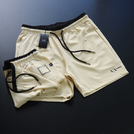 SHORT MAURICINHO LINHA LUXO - OFF WHITE