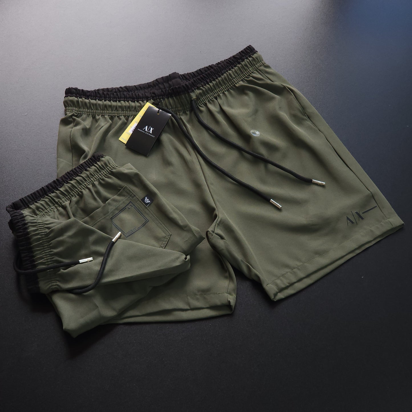SHORT MAURICINHO LINHA LUXO - VERDE MILITAR