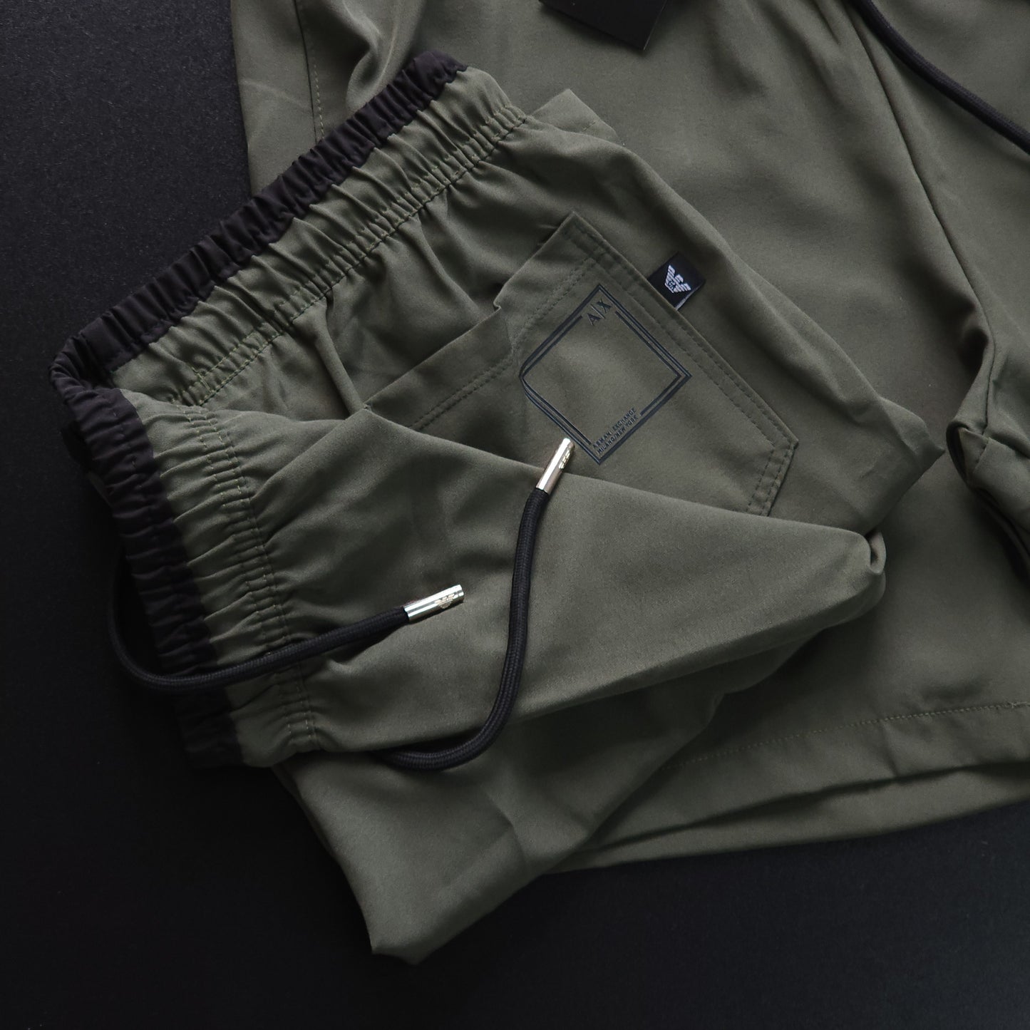 SHORT MAURICINHO LINHA LUXO - VERDE MILITAR