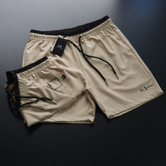 SHORT MAURICINHO LINHA LUXO - BEGE AREIA