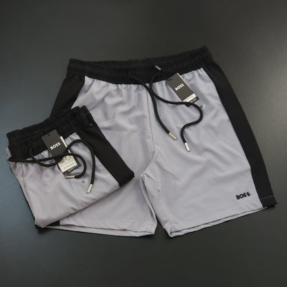 SHORT MAURICINHO LINHA LUXO - CINZA