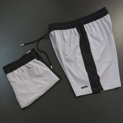 SHORT MAURICINHO LINHA LUXO - CINZA