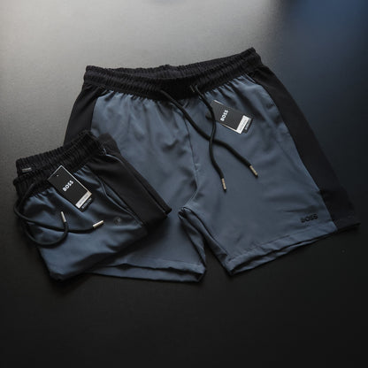 SHORT MAURICINHO LINHA LUXO - CINZA CHUMBO