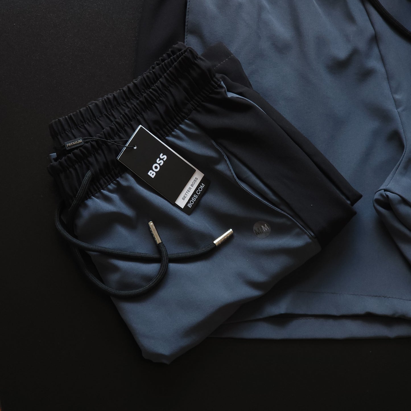 SHORT MAURICINHO LINHA LUXO - CINZA CHUMBO