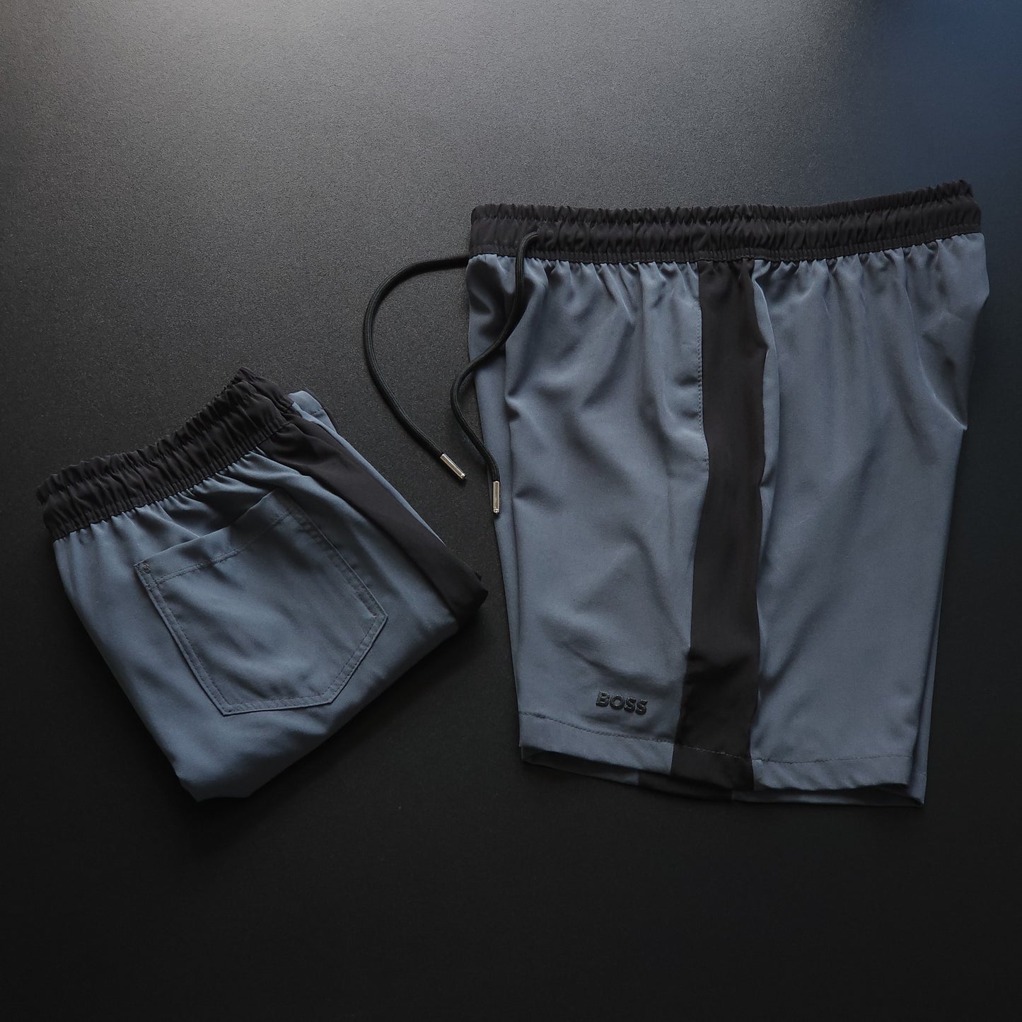 SHORT MAURICINHO LINHA LUXO - CINZA CHUMBO