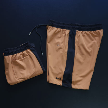 SHORT MAURICINHO LINHA LUXO - BEGE AREIA