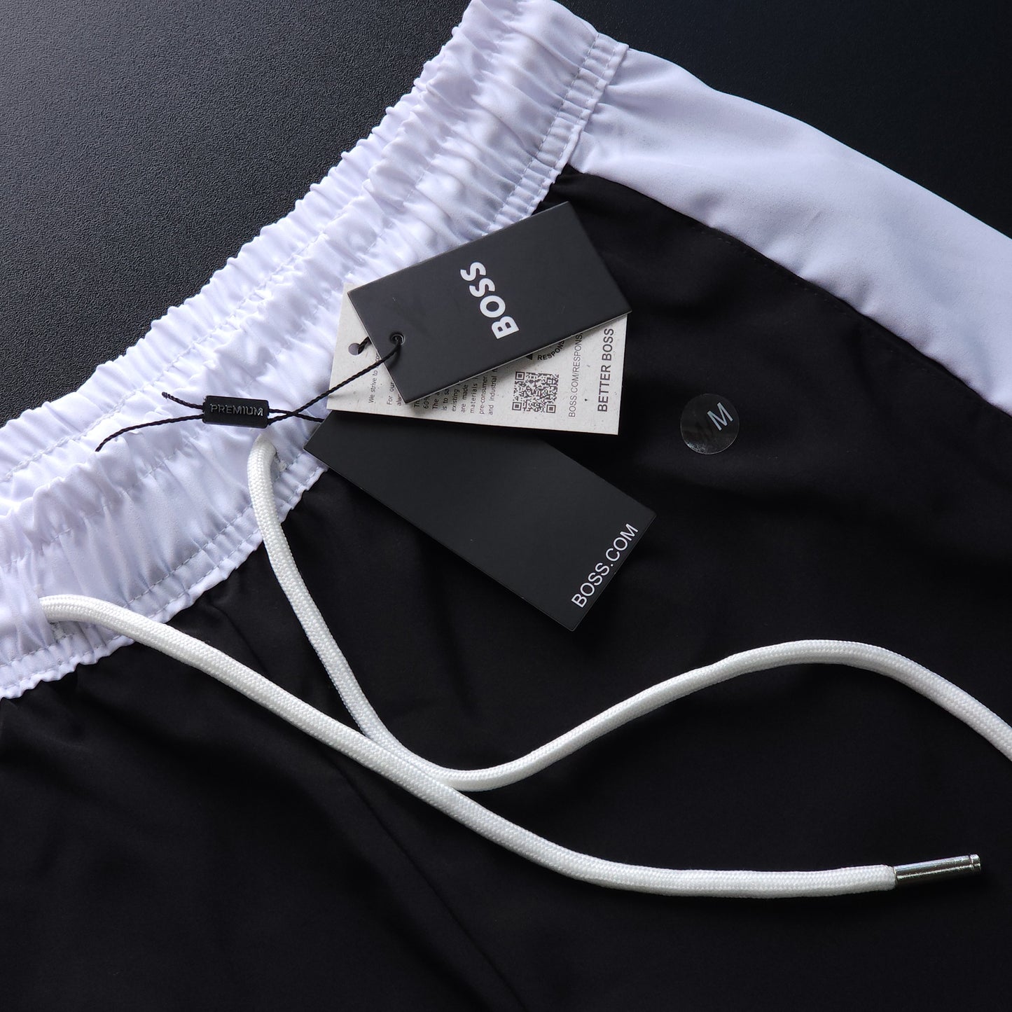 SHORT MAURICINHO LINHA LUXO - PRETO