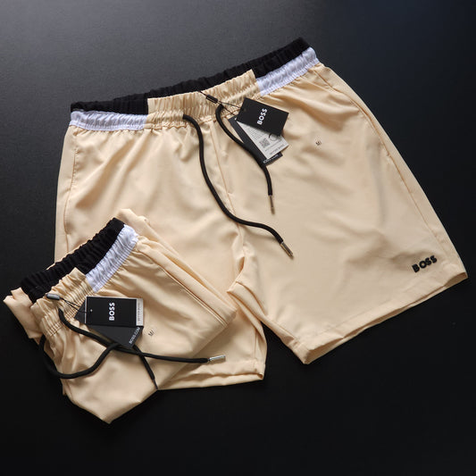 SHORT MAURICINHO LINHA LUXO - BEGE