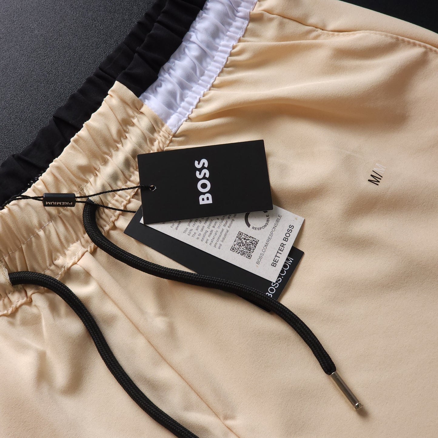 SHORT MAURICINHO LINHA LUXO - BEGE