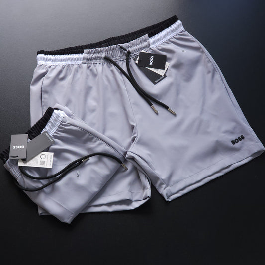 SHORT MAURICINHO LINHA LUXO - CINZA