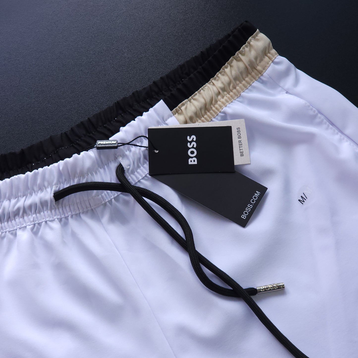 SHORT MAURICINHO LINHA LUXO - BRANCO