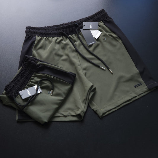 SHORT MAURICINHO LINHA LUXO - VERDE MILITAR