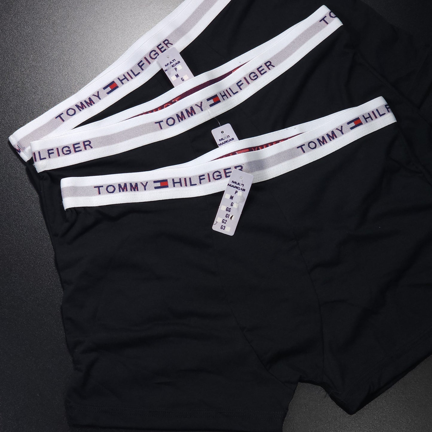1 grade com 12 cuecas Plus Size - Tecido poliamida peletizada Premium - (Não acompanham caixinhas)