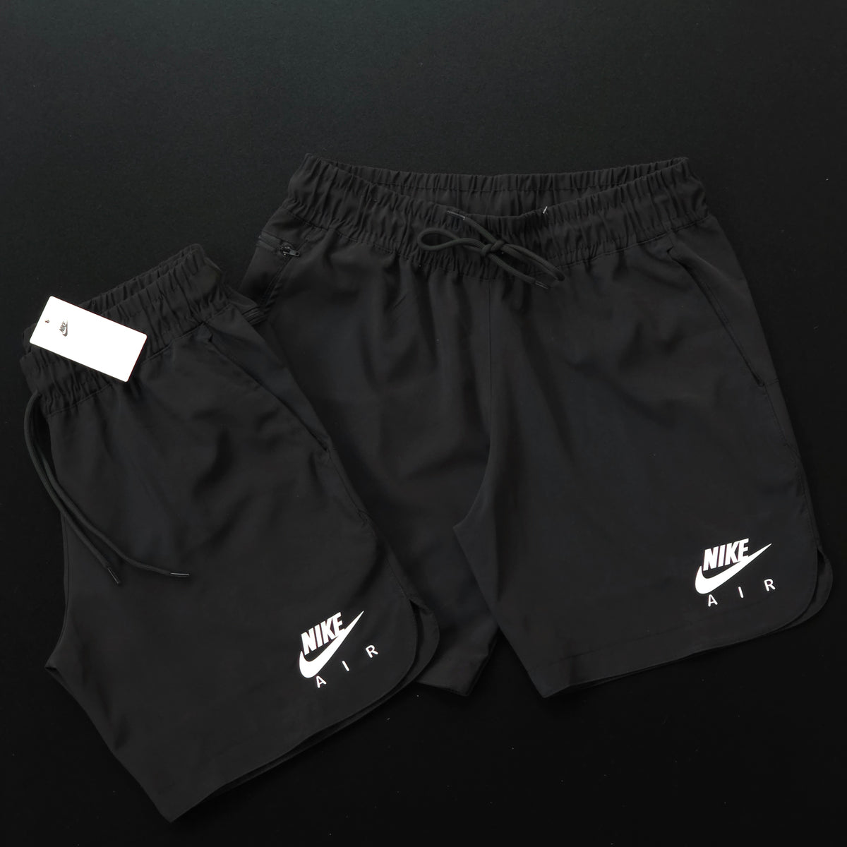 Short Elastano Zíper Lateral- Preto