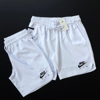 Short Elastano Zíper Lateral Branco