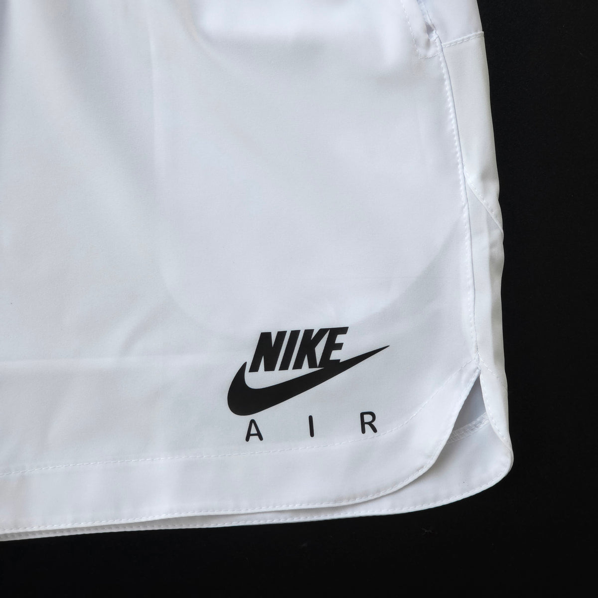 Short Elastano Zíper Lateral Branco