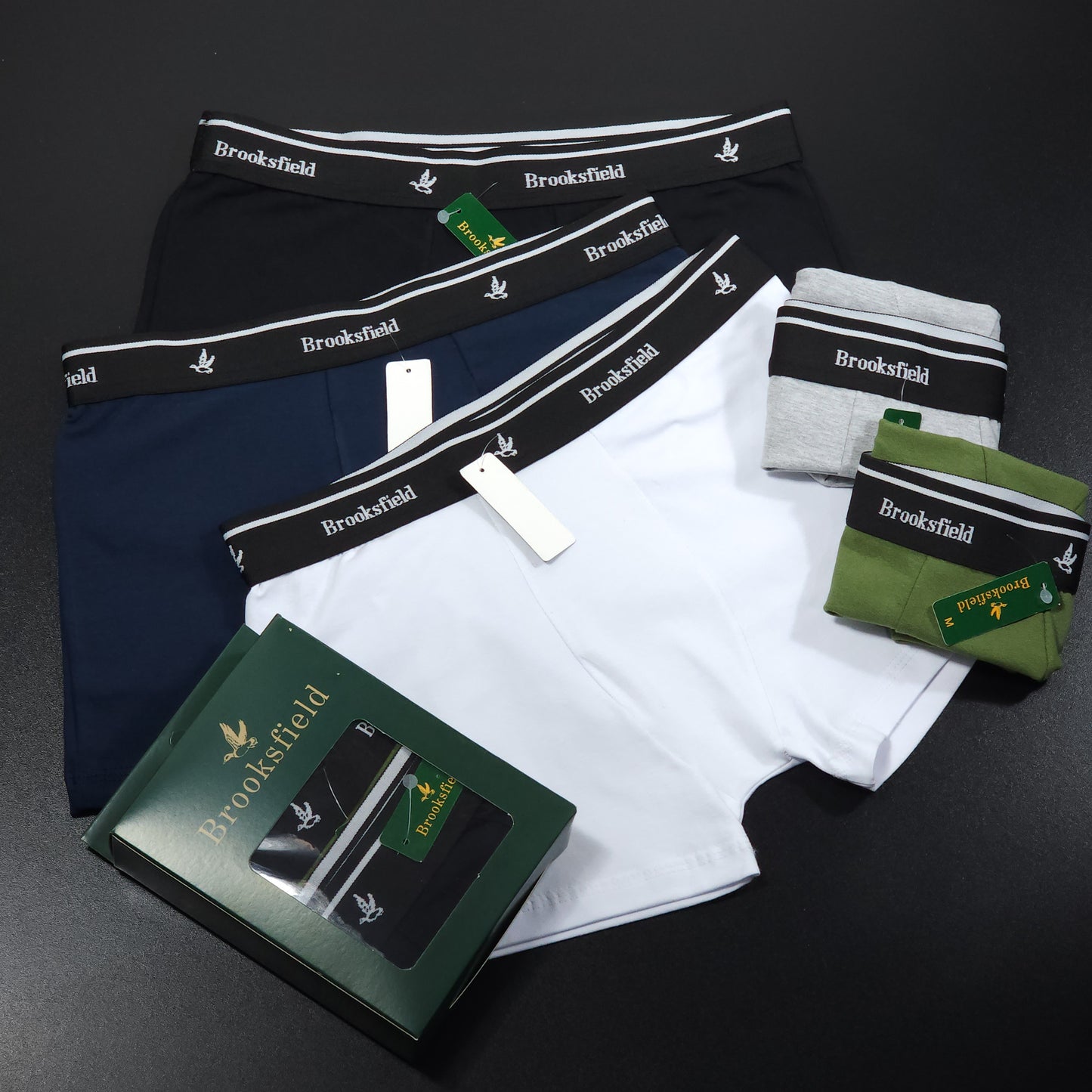 1 Grade - 12 cuecas Linha Luxo com 3 cores sortidas - 4 CAIXINHAS GRÁTIS