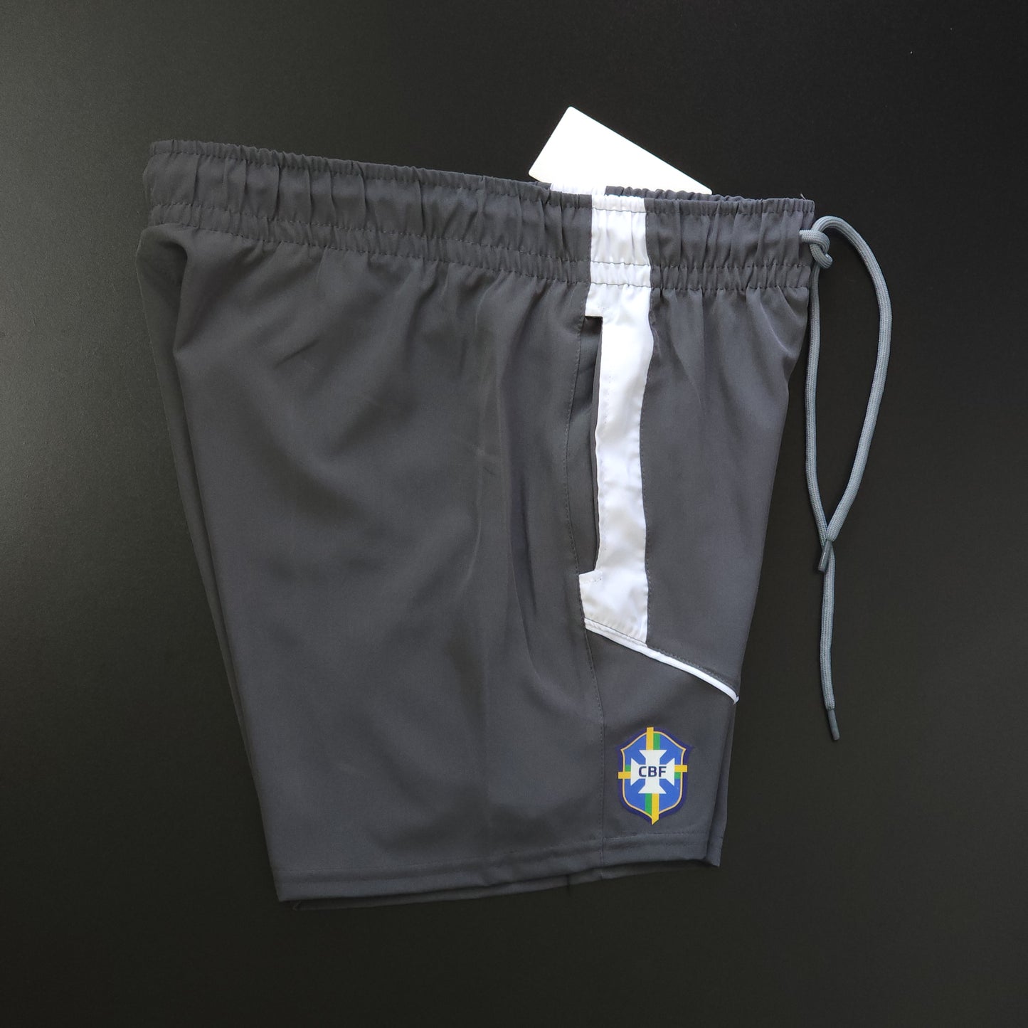 Short Elastano Mauricinho - Cinza