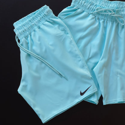 Short Elastano (Bolso Traseiro Com Zíper) - Azul Bebê – SE332