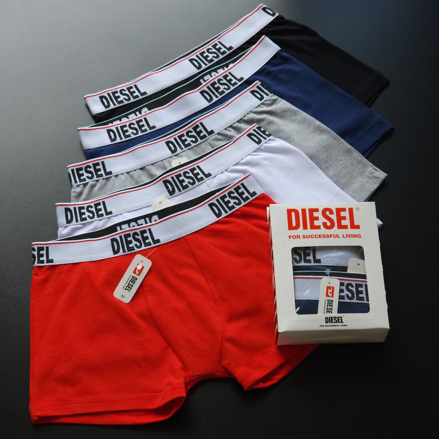 12 CUECAS LUXO ( 1 grade ) COM 3 CORES - ACOMPANHA 4 CAIXINHAS GRÁTIS