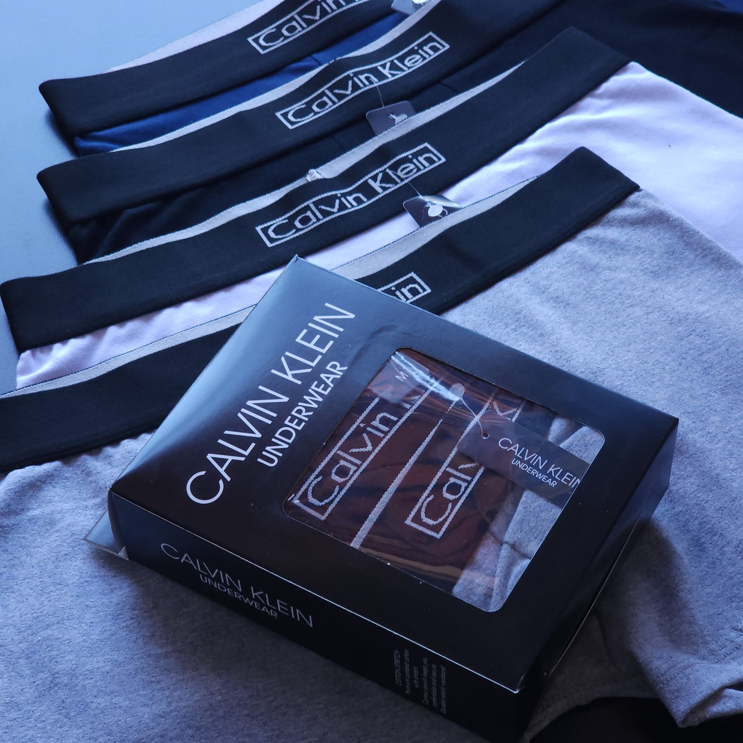 1 GRADE (12 CUECAS) LUXO 3 CORES - (4 CAIXINHAS GRÁTIS)