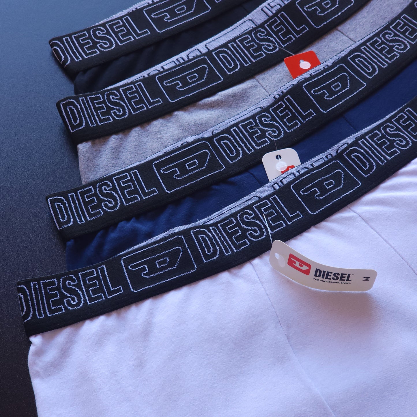 1 GRADE (12 CUECAS) LUXO 3 CORES - (4 CAIXINHAS GRÁTIS)