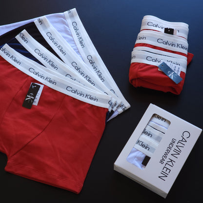 1 GRADE (12 CUECAS) LUXO 3 CORES - (4 CAIXINHAS GRÁTIS)