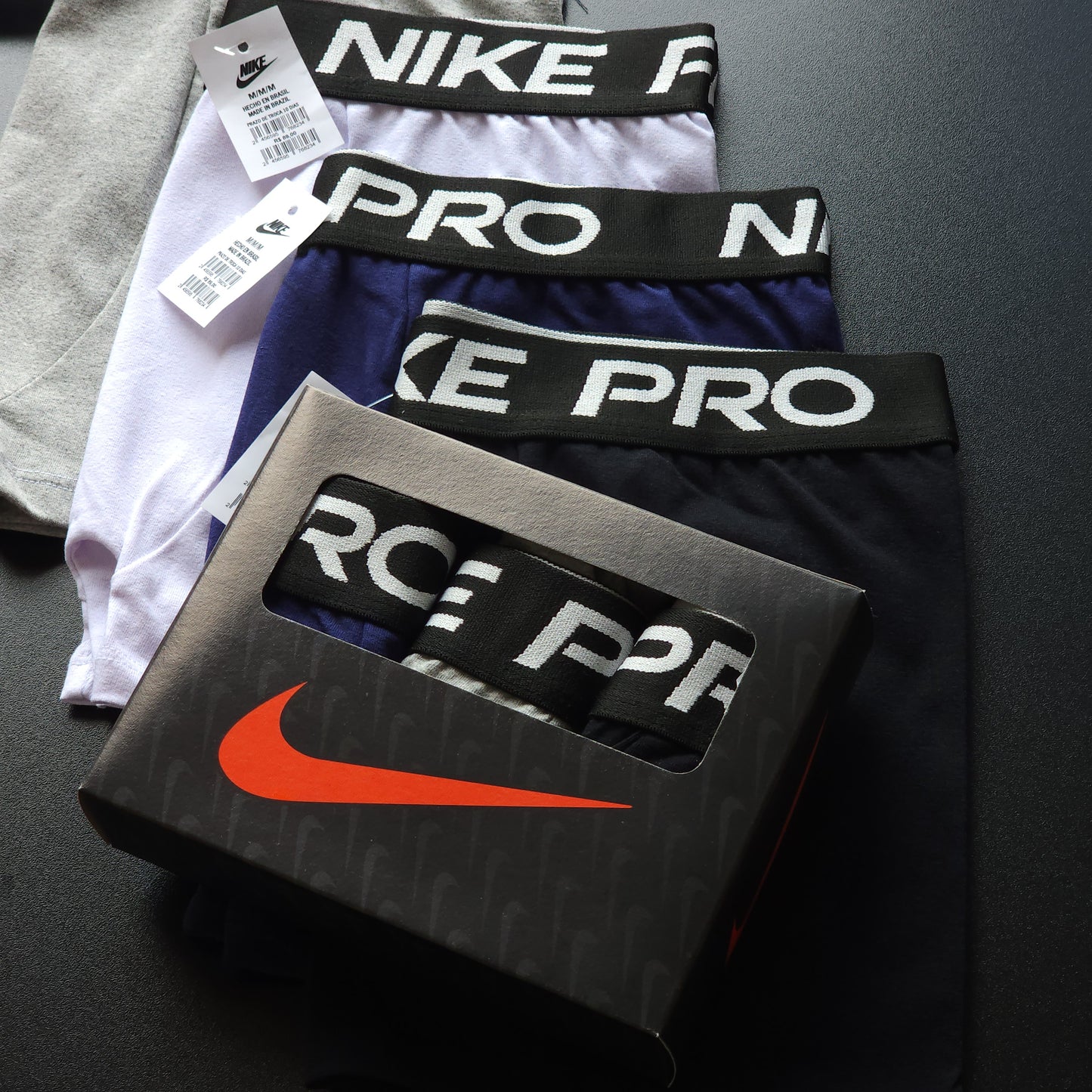 1 GRADE (12 CUECAS) PREMIUM COR ÚNICA PRETO - (4 CAIXINHAS GRÁTIS)