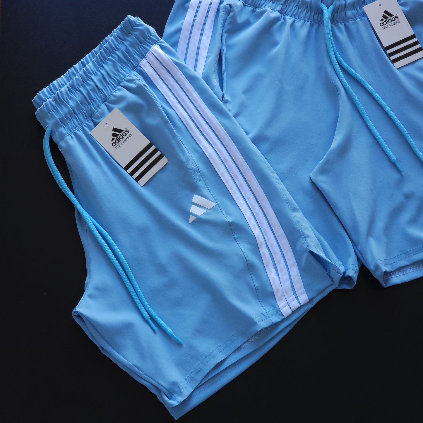 Short Elastano - Azul Bebê