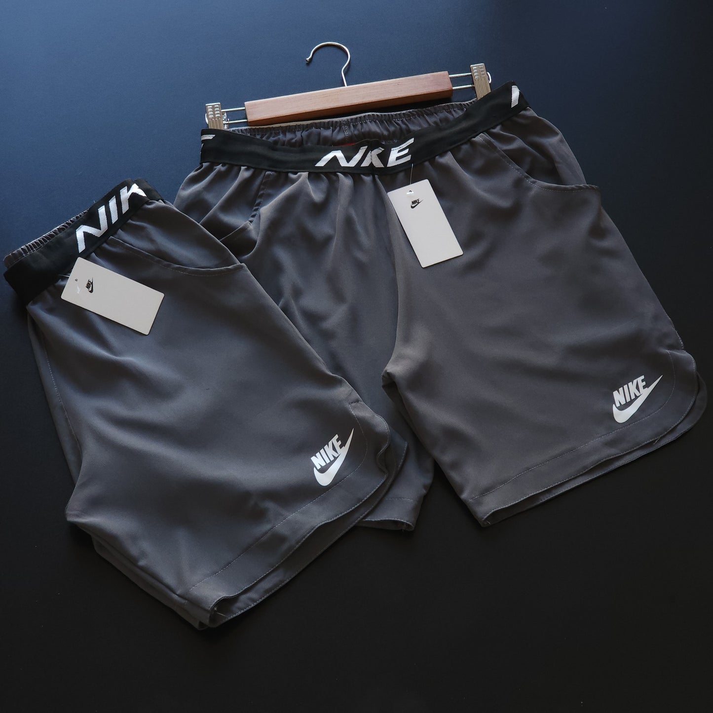 Short Elastano - Cinza