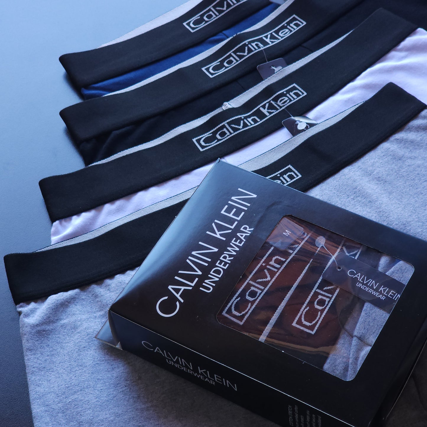 1 GRADE (12 CUECAS) LUXO 3 CORES - (4 CAIXINHAS GRÁTIS)