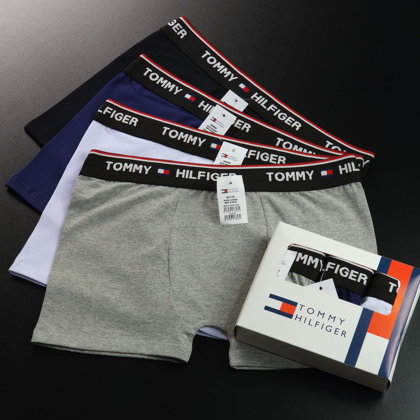 1 GRADE (12 CUECAS) PREMIUM COM 3 CORES SORTIDAS - (4 CAIXINHAS GRÁTIS)