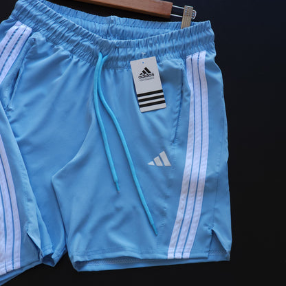 Short Elastano - Azul Bebê