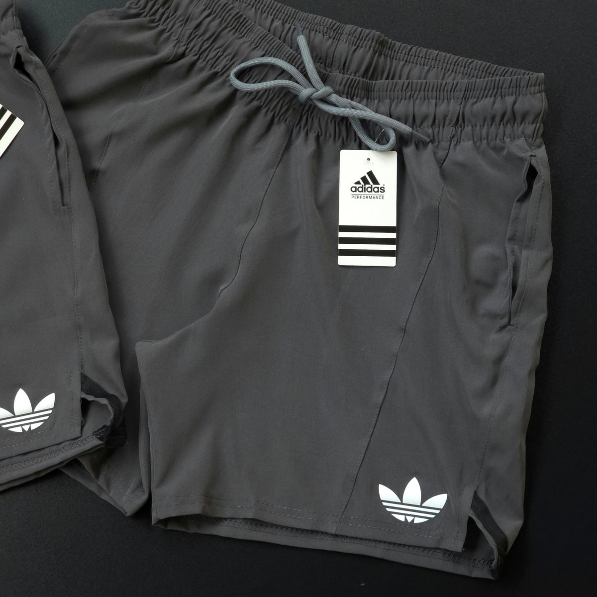 Short Elastano  - Cinza Chumbo