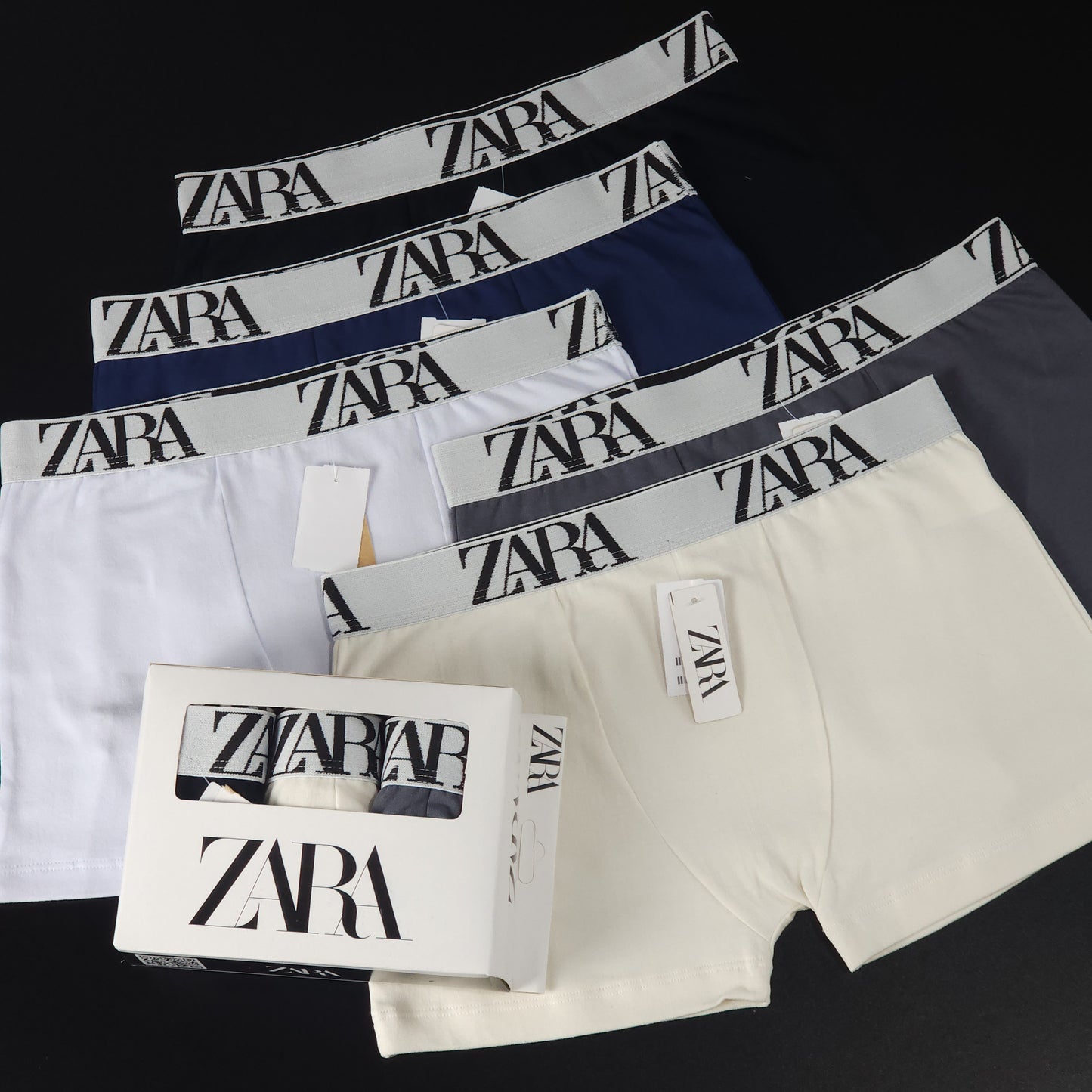 1 GRADE (12 CUECAS) LUXO 3 CORES - (4 CAIXINHAS GRÁTIS)