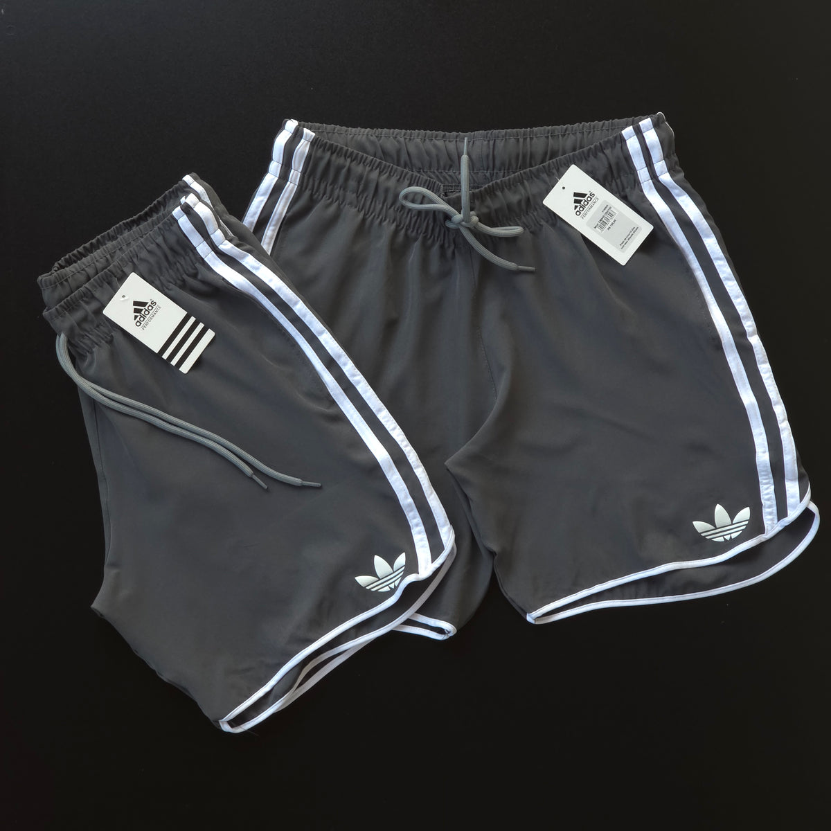 Short Elastano  - Cinza Chumbo