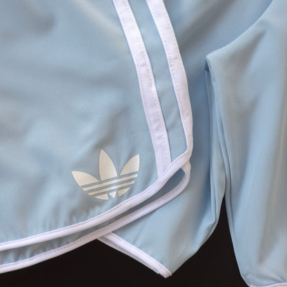 Short Elastano  - Azul Bebê