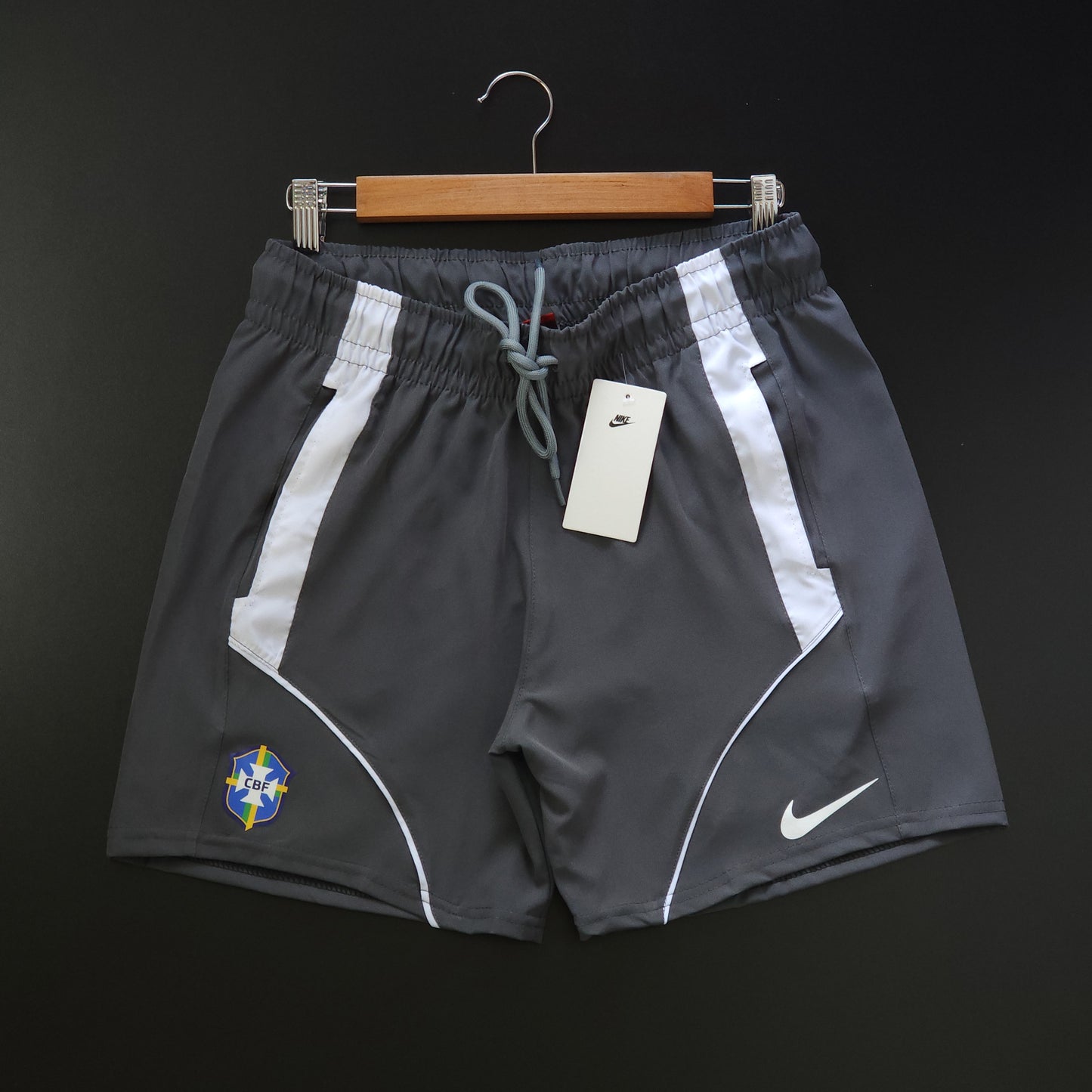 Short Elastano Mauricinho - Cinza