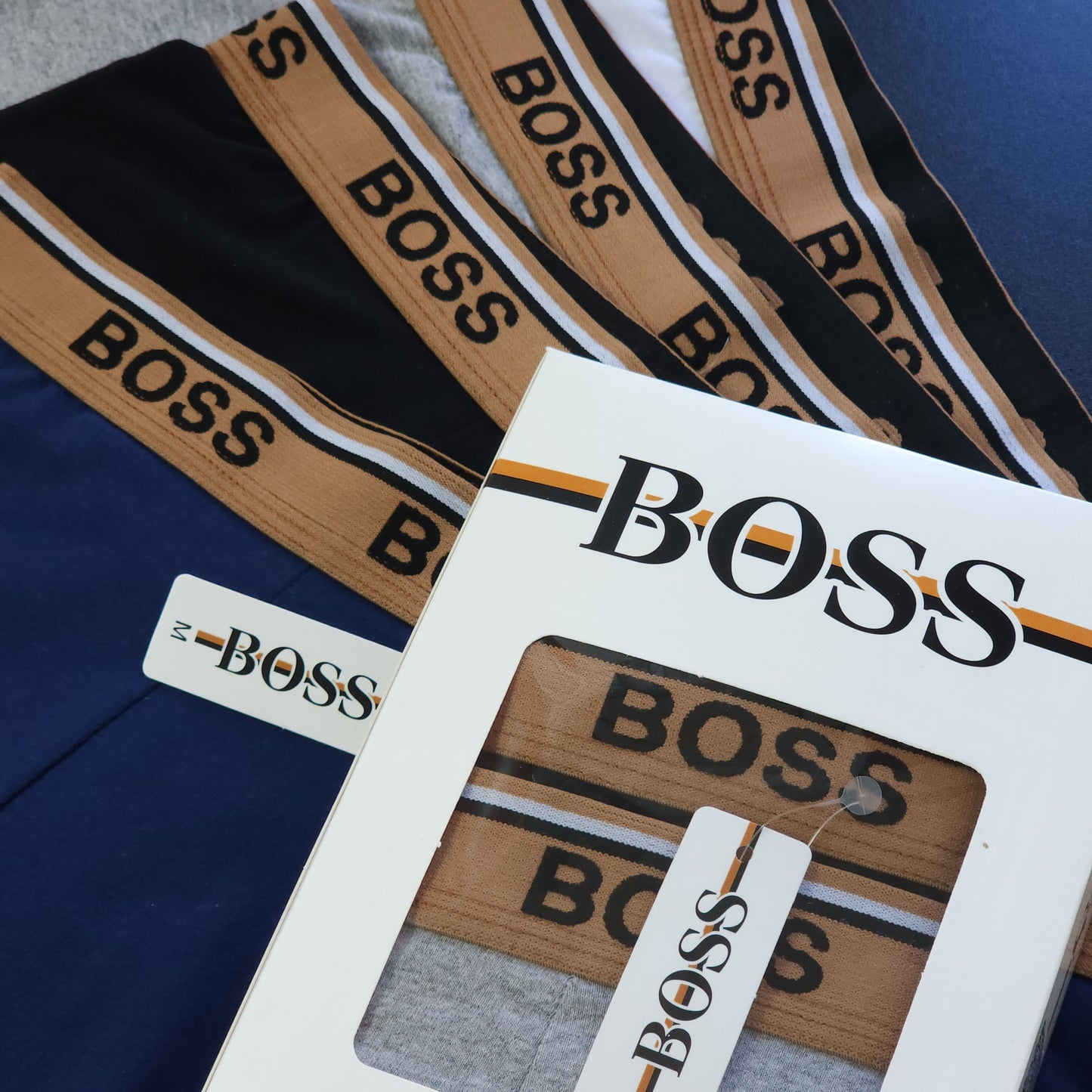 1 GRADE (12 CUECAS) LUXO 3 CORES - (4 CAIXINHAS GRÁTIS)