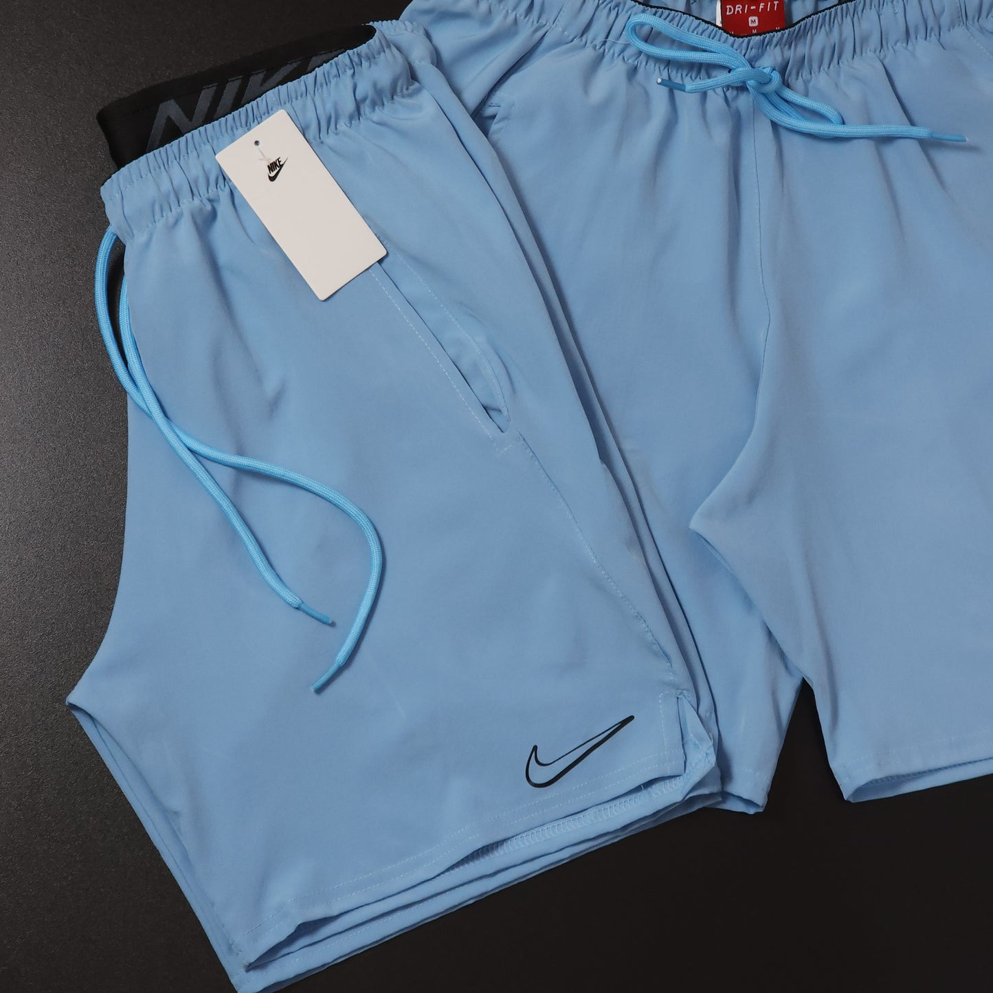 Short Elastano - Azul Bebê