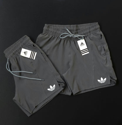 Short Elastano  - Cinza Chumbo