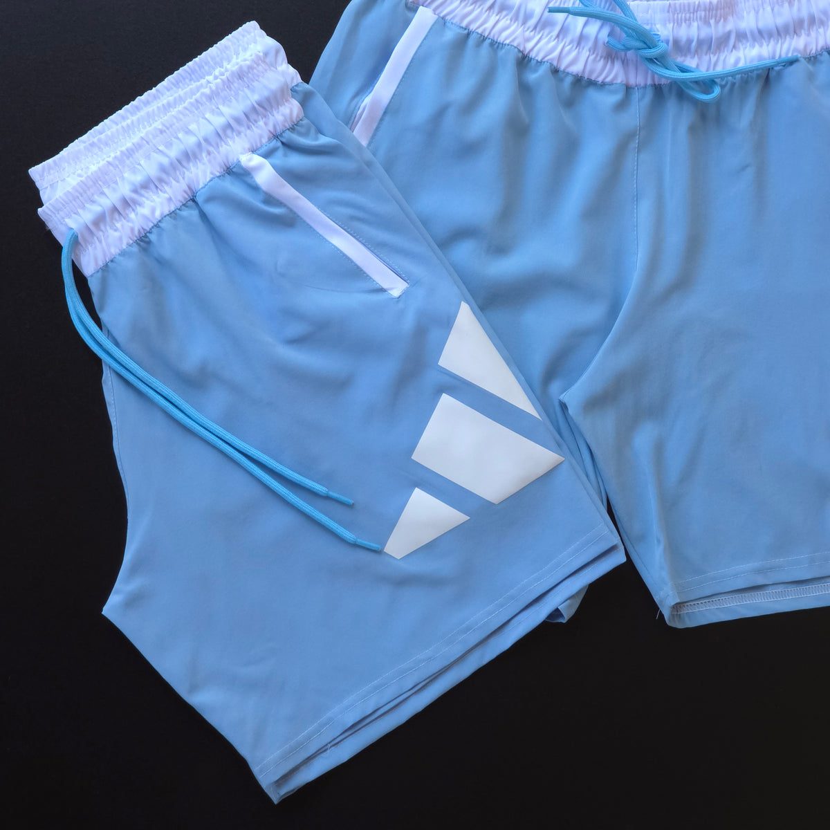 Short Elastano  - Azul Bebê – SE341
