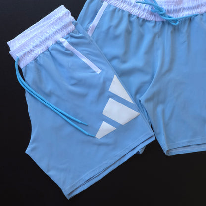 Short Elastano  - Azul Bebê – SE341