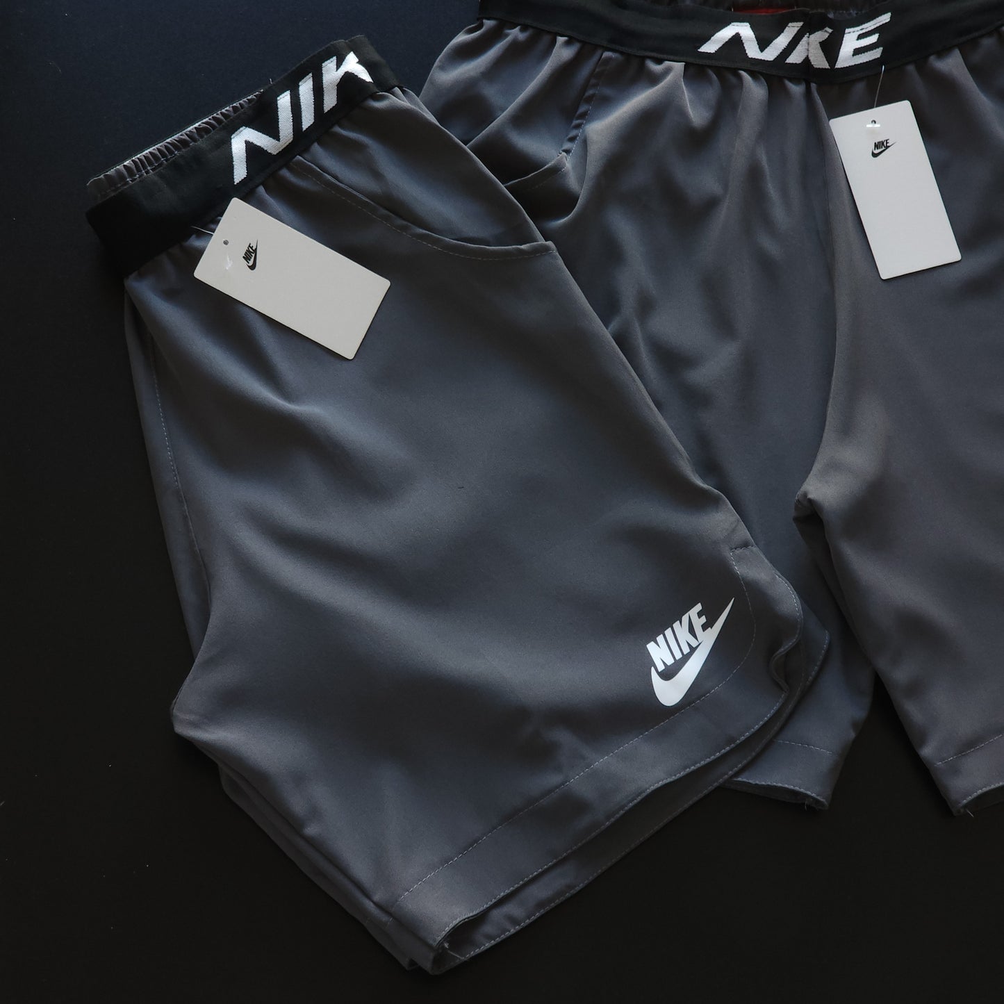 Short Elastano - Cinza