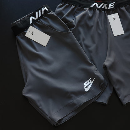 Short Elastano - Cinza