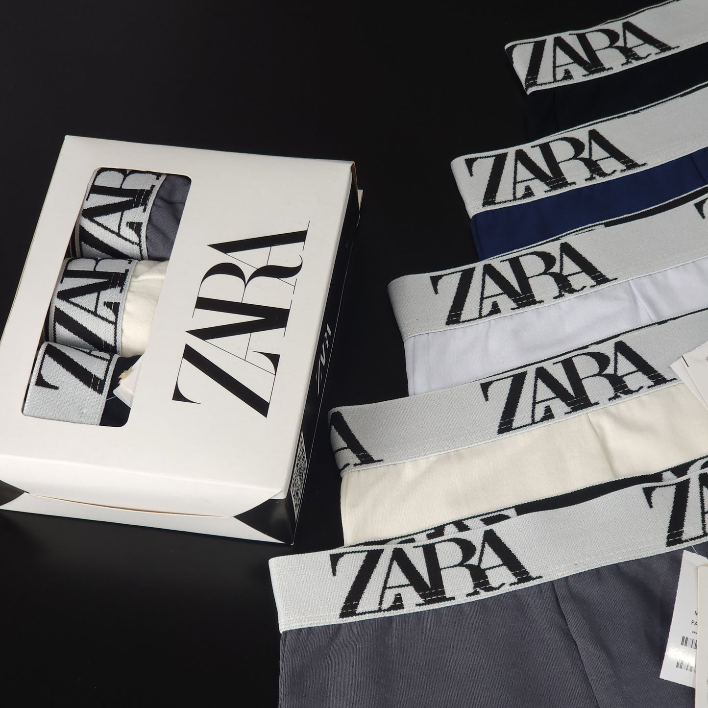 1 GRADE (12 CUECAS) LUXO 3 CORES - (4 CAIXINHAS GRÁTIS)