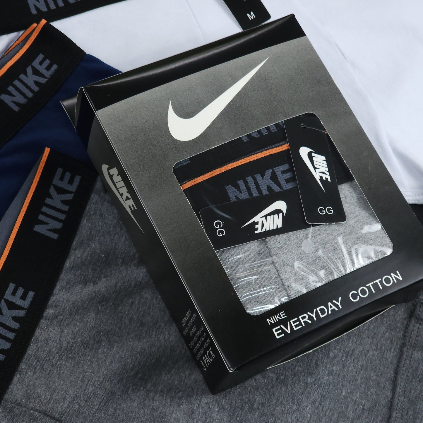 1 GRADE (12 CUECAS) LUXO 3 CORES - (4 CAIXINHAS GRÁTIS)