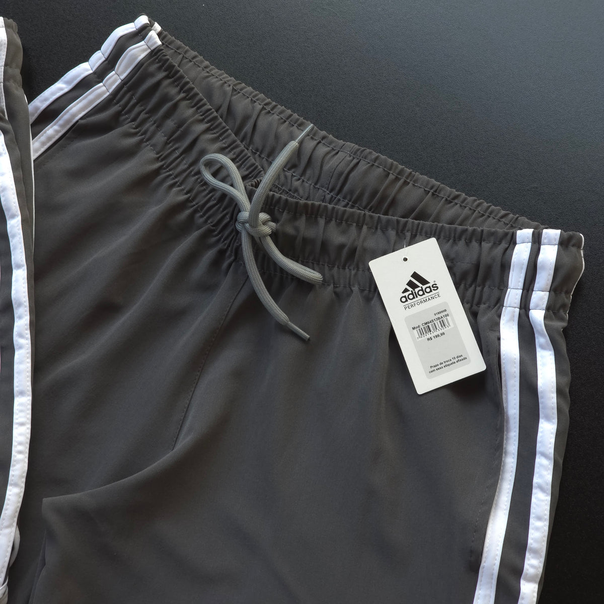 Short Elastano  - Cinza Chumbo