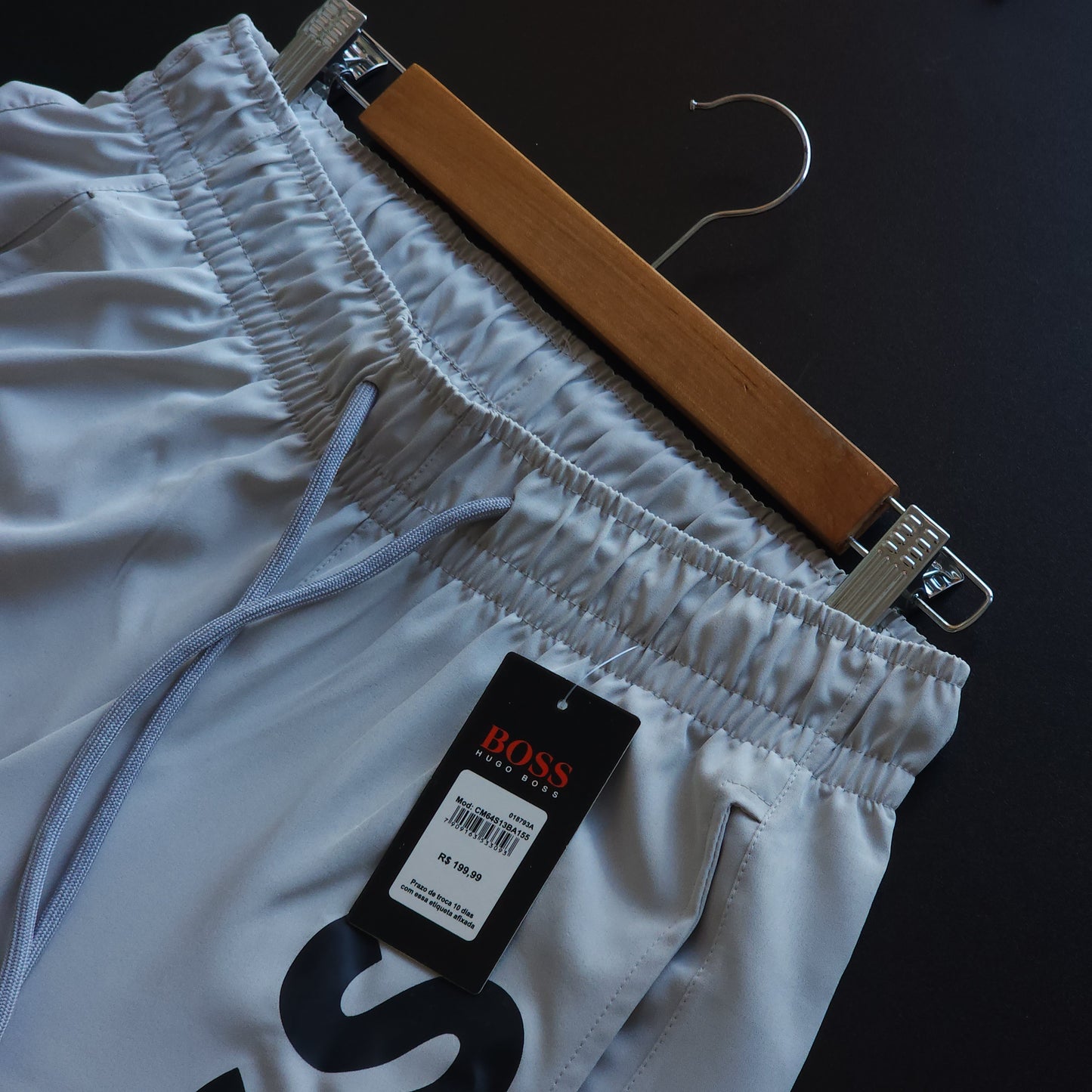 Short Elastano - Cinza Chumbo