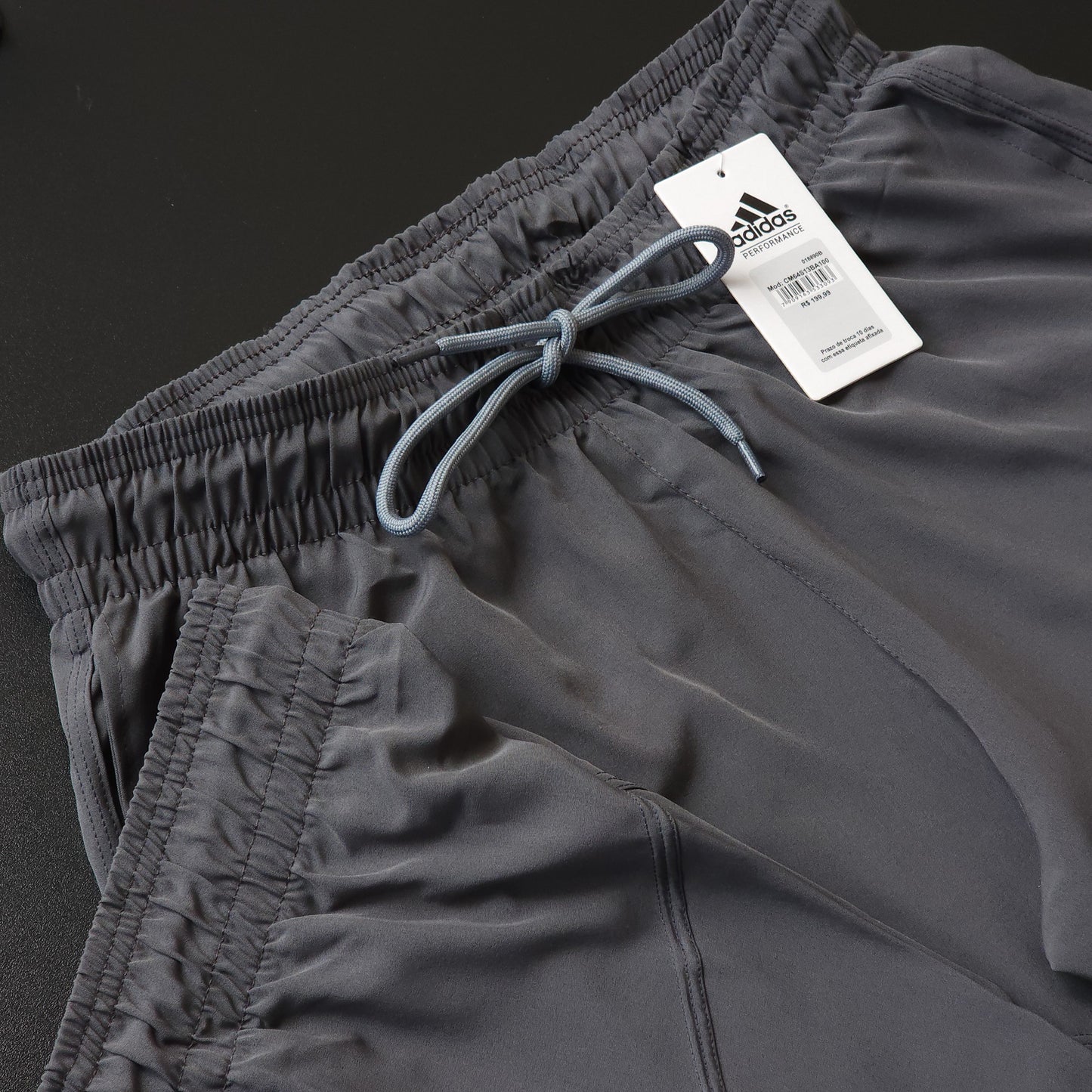 Short Elastano  - Cinza Chumbo